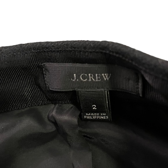 J. Crew Black and White Patterned Wool Skirt | Women's 2 - Picture 4 of 9